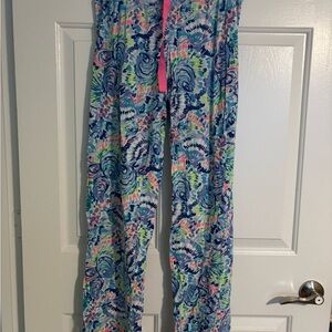 Lilly Pulitzer Colorful Patterned Pajama Pants